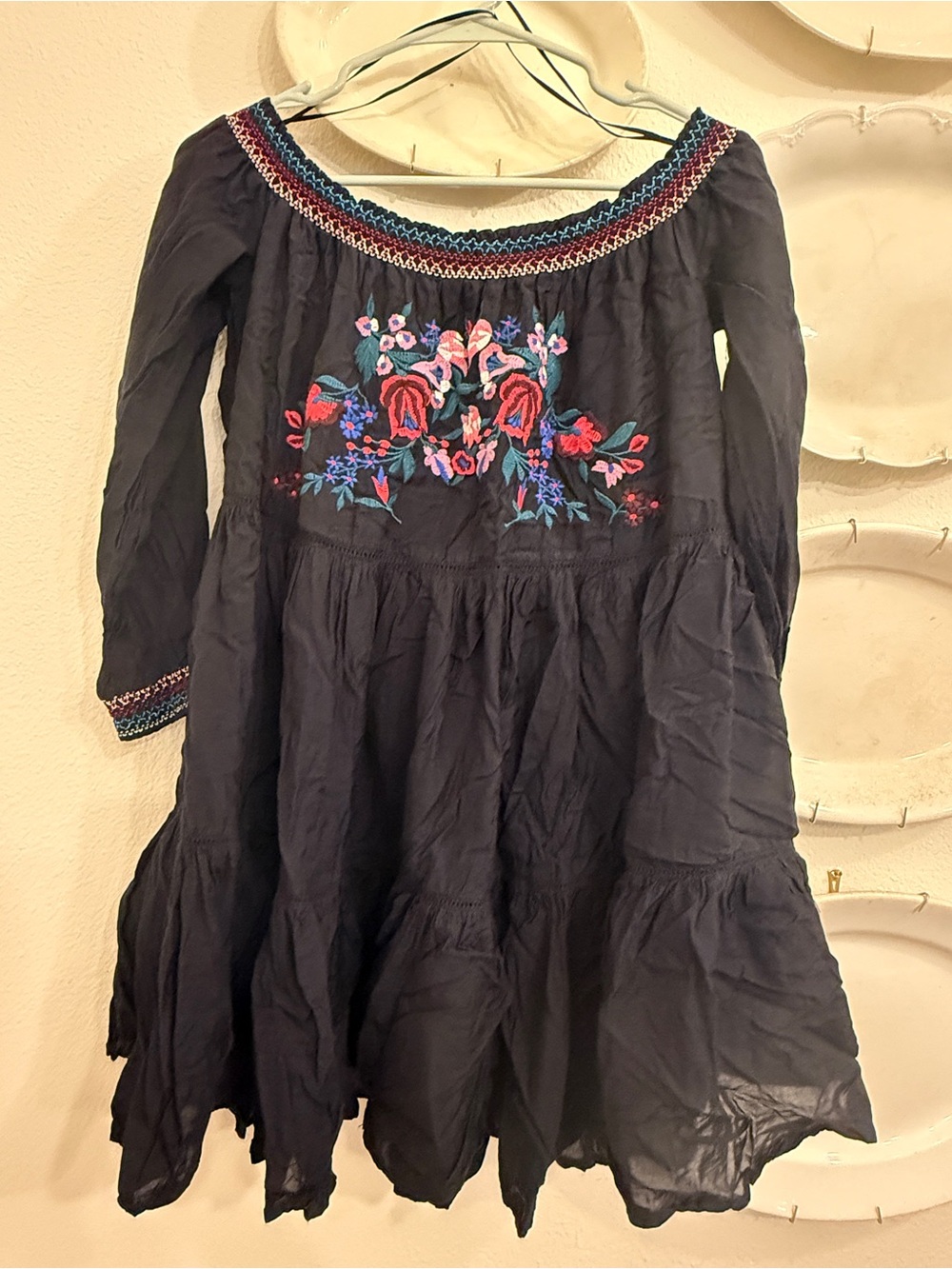Free People  Embroidered Dress